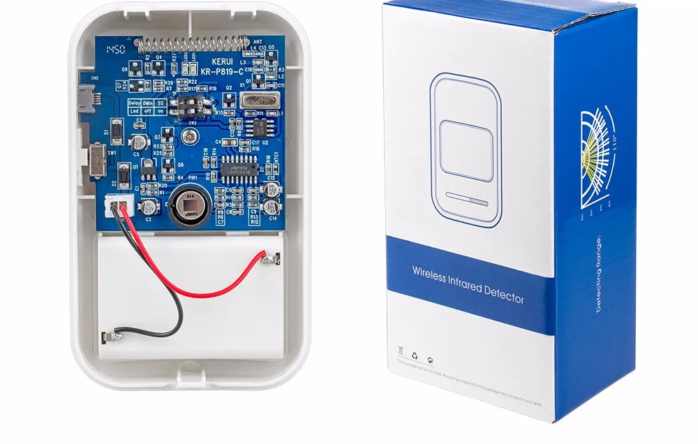KERUI P819 3 шт./лот 433 МГц беспроводной PIR детектор движения сенсор для GSM PSTN домашняя охранная сигнализация защита дома