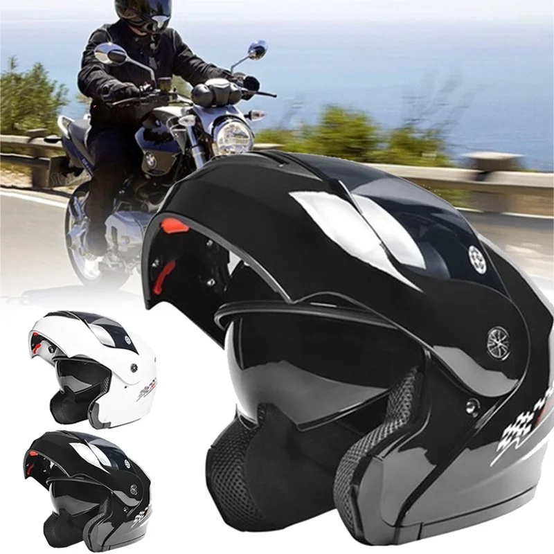

Motorcycle Helmets Safe Double open Flip Up visor cruiser Helmet