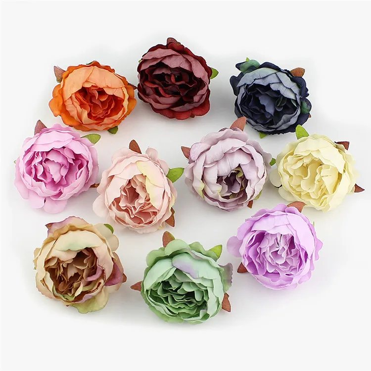HUADODO-10-pieces-5cm-Peony-flower-head-silk-Artificial-Flowers-For-Wedding-Decoration-DIY-Decorative-Wreath
