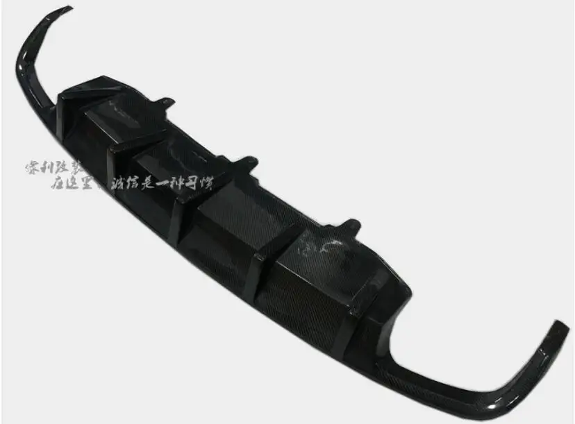 Карбоновый задний бампер спойлер диффузор чехол для AUDI A6 S6 C7 2012 2013 по EMS