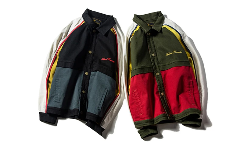 Японская мужская куртка-бомбер, уличная винтажная куртка с анораком, ямайский регги, корейский стиль, хип-хоп стиль, уличная мода, Ретро стиль, Hombre 5Jk38