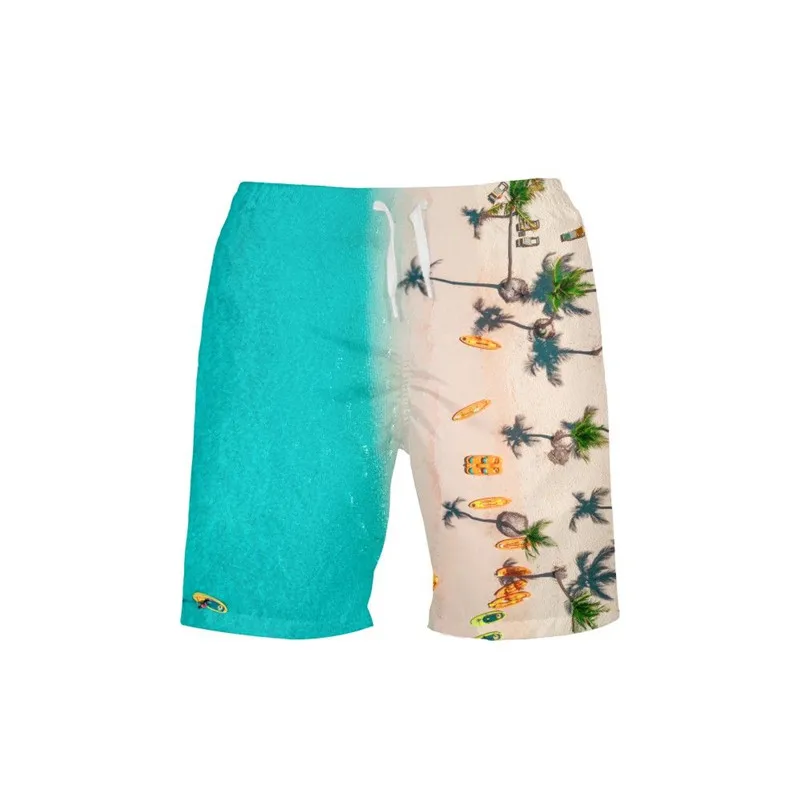 VEEVAN мужские пляжные шорты Мода море пляж побережье 3D печать пляжные брюки повседневные шорты для серфинга быстросохнущие короткие плавки