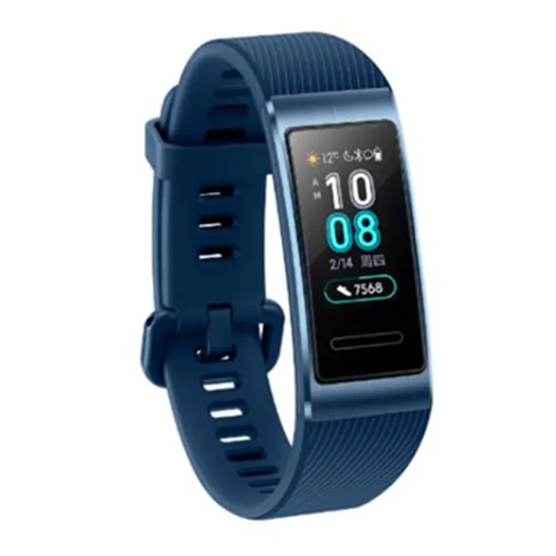 Смарт браслет Huawei Band 3 3Pro с GPS металлический каркас полноцветный Amoled дисплей