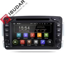 Isudar Автомобильный мультимедийный плеер Android 7.1.1 gps 2 Din автомагнитола для Mercedes Benz/W209/W203/M /ML/W163 Viano/W639/Vito/Vaneo радио