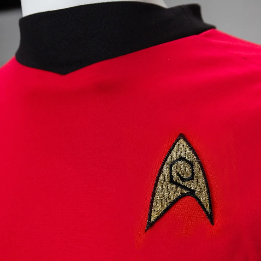 Cosplay Star Trek The Original Series TOS Cosplay Scotty Red Shirt Uniform Costume Halloween New4
