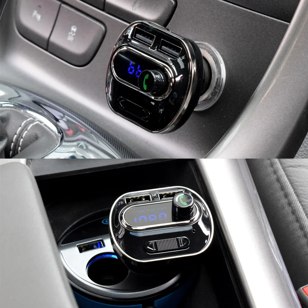 XCGaoon Bluetooth 4 1 автомобильный комплект громкой связи MP3 плеер FM передатчик 2 USB 5 в а