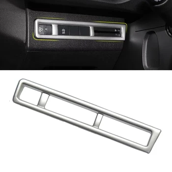 

JEAZEA ABS Chrome Headlight Head Fog Light Lamp Adjust Button Switch Cover Console Styling For Peugeot 4008 5008 LHD 2017 2018