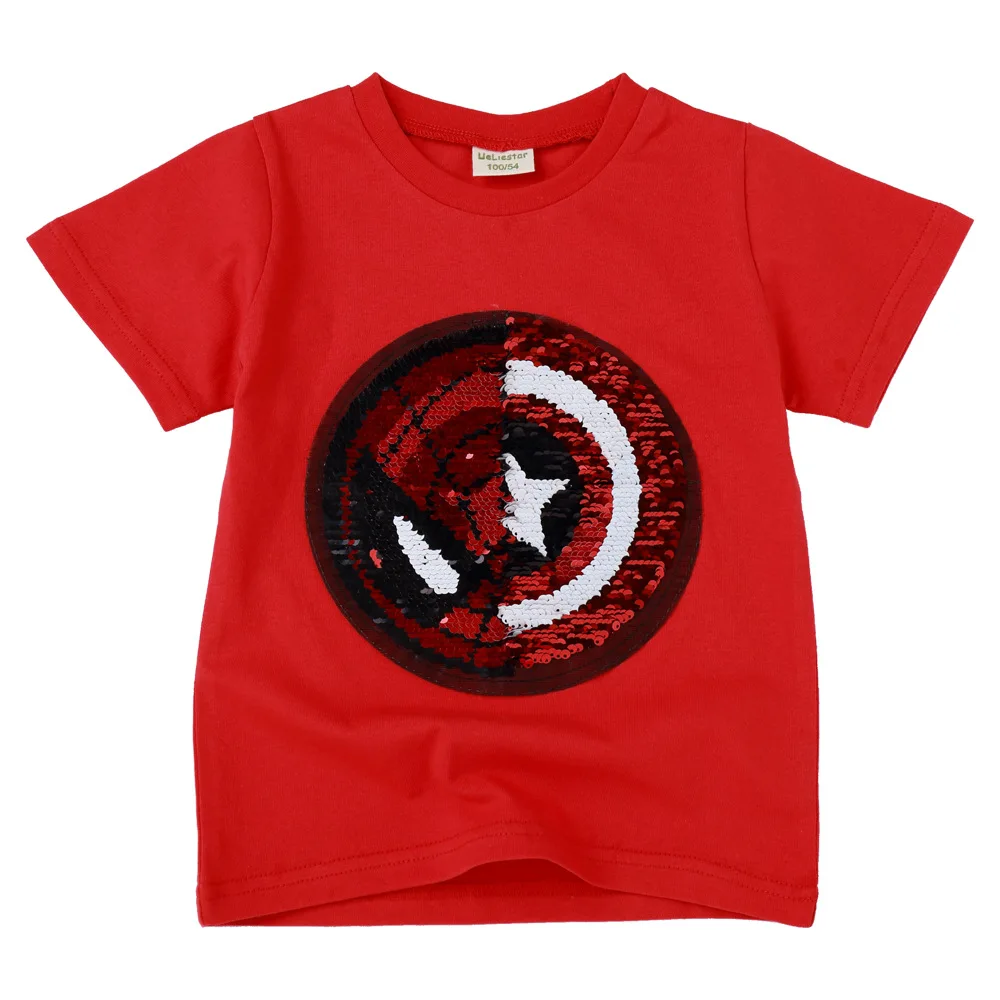 

Children's Wear 2019 Korean Summer Children's Cartoon T-Shirt Boys Cotton Short Sleeve Round Neck Casual Cotton T-Shirt