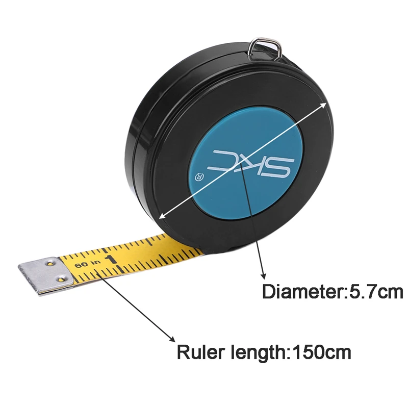 Выдвижная линейка 1,5 м с изолента для измерения швейной ткани инструмент портного диета