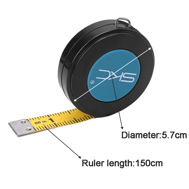 

Retractable 1.5m Ruler with Rope Tape Measure Sewing Cloth Dieting Tailor Tool