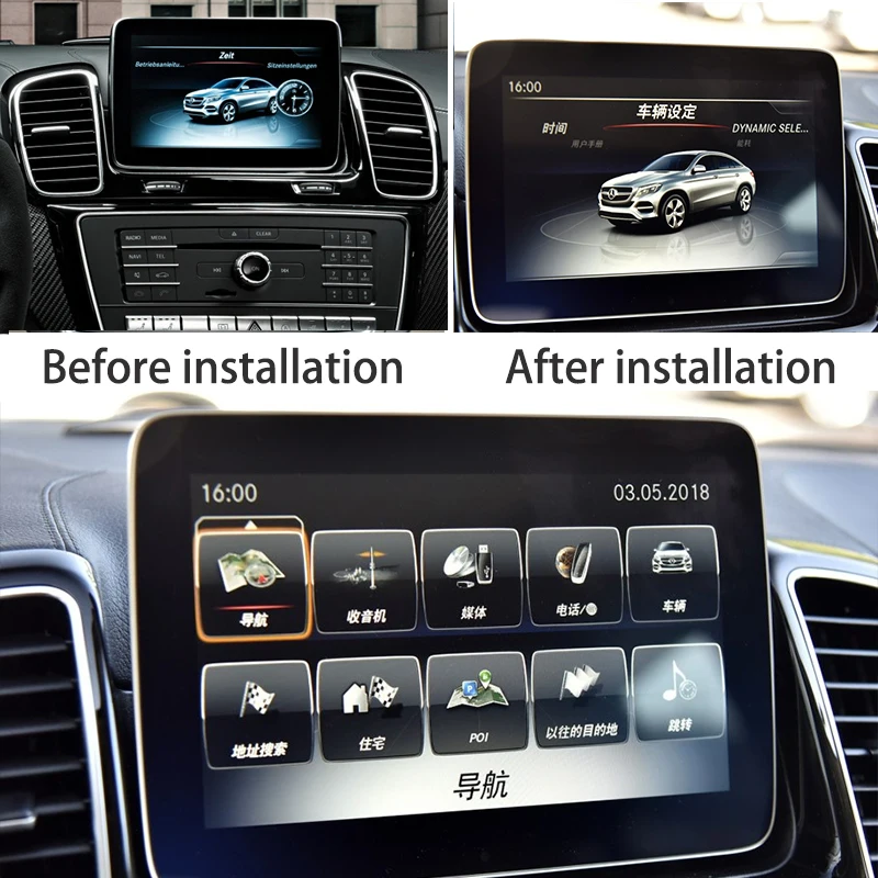 Best LiisLee Car Multimedia GPS Audio Radio For Mercedes Benz MB GLE Class W166 C292 2015~2018 Original Style Navigation NAVI 0