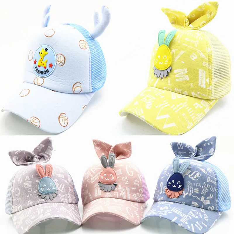 Summer Unicorn Baby Hat Boy Baseball Caps For Girls Cap Hats Snapback Hip-hop Kids Unisex Mesh Sun | Детская одежда и обувь