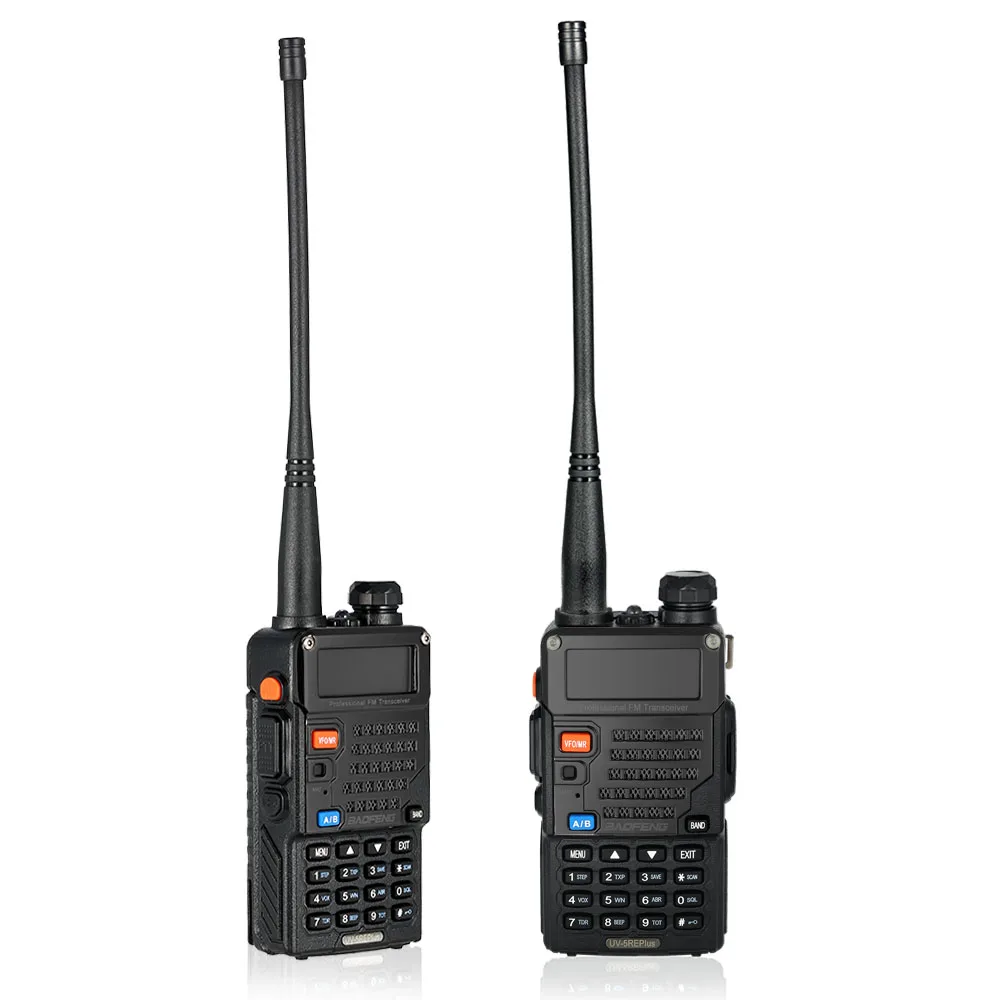2 шт./лот UV-5RE Plus Talkie Walkie BaoFeng 128CH двухдиапазонный VHF 136-174MHz& UHF 400-520MHz Talkie Walkie transiver двухстороннее радио