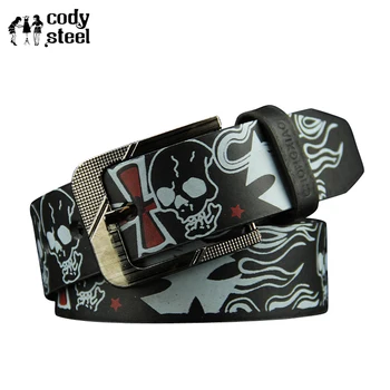 

Cody Steel Pin Buckle Men Belts PU Leather Classic Women Fashion Belts Individuality Casual Female Belts Unisex