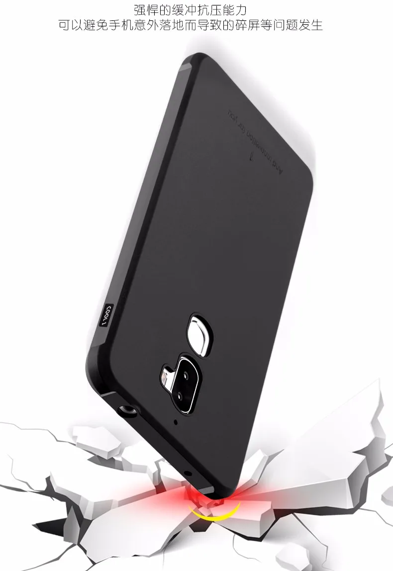 Teléfono Original para leeco genial 1 caso de Anti-knock armadura para Letv leeco genial 1 dual Coolpad Cool1 Fundas