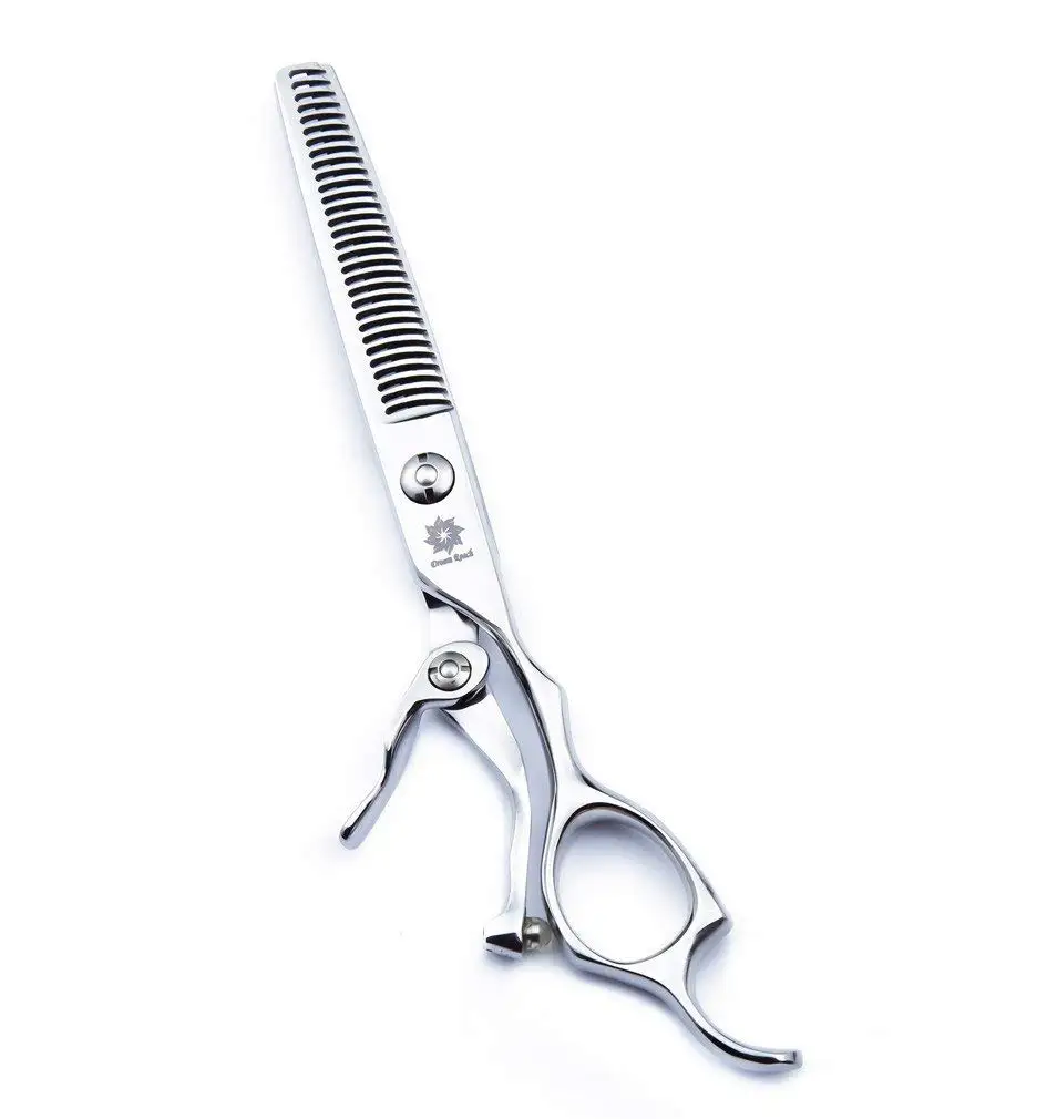 Professional Barber Hair Dry Cutting Shear Scissors 6.0''- Japanese 440C Stainless Steel Straight Edge Hair Salon Scissors