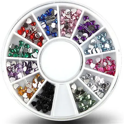 Одна коробка 12 цветов модные украшение для ногтей супер яркая вспышка форма капли воды Стразы для лака для ногтей для дизайна ногтей M554 - Цвет: M659