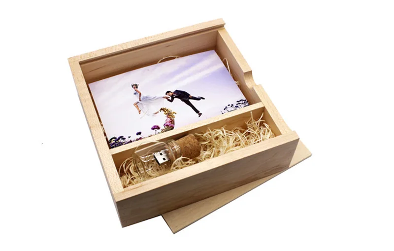 Joster 180*180*60 мм, фотоальбом деревянный USB + коробка usb флэш-накопитель Флешка 8 ГБ 16 ГБ логотип клиента фотография свадьба