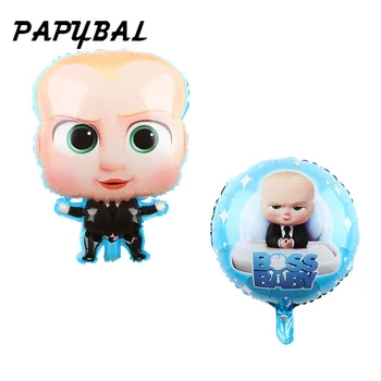 

10/30/50pcs 42*58cm Baby Boss Birthday Party Theme Foil Helium Balloons Kids Birthday Party Decorations Supplies Air Globos Ball