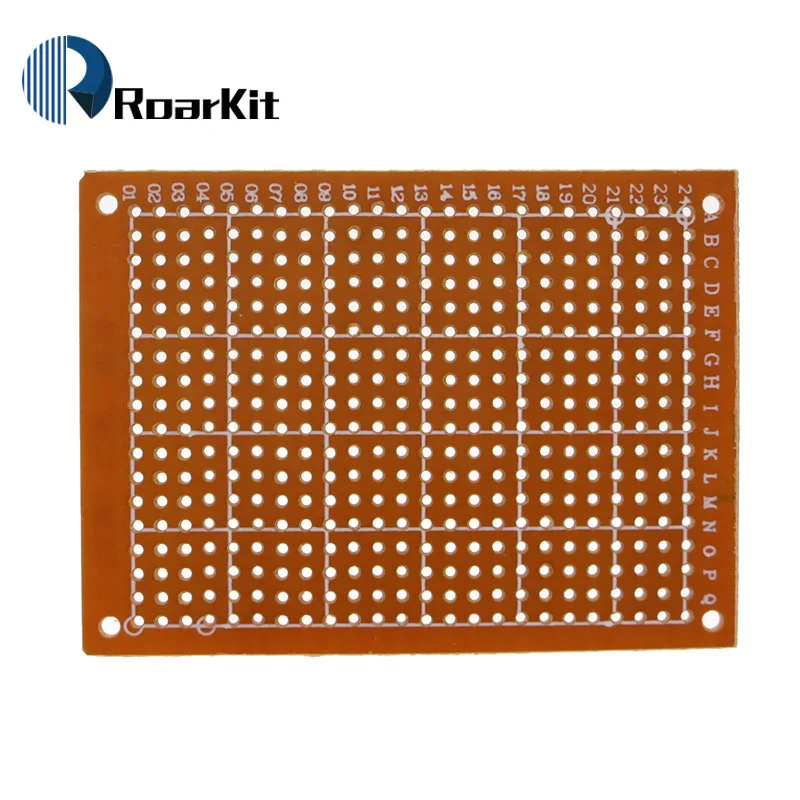 10 шт. 5*7 PCB 5x7 PCB 5 см 7 см DIY Прототип бумага PCB универсальная плата желтый