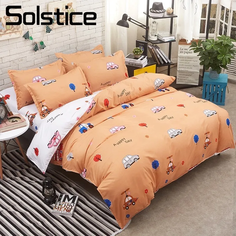 Solstice Home Textile Kid Child Boy Girl Bedding Set King Queen Full