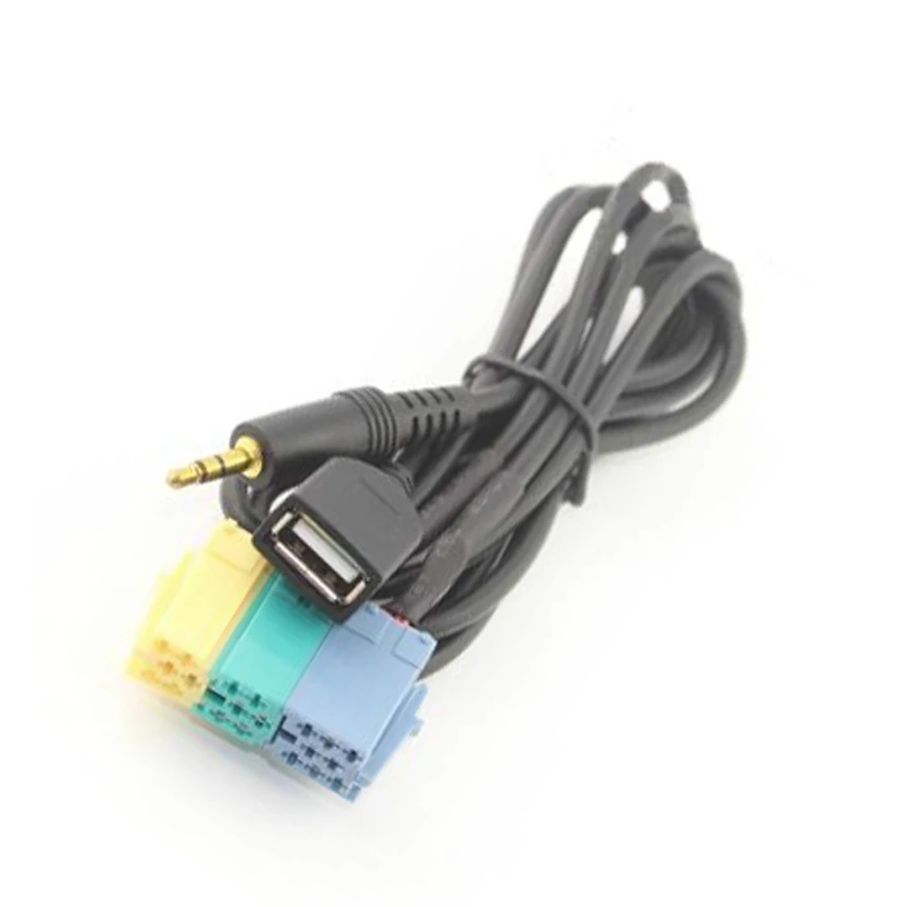 

Biurlink 2IN1 3.5MM AUX/USB Audio Adapter Aux Cable 20Pin For Hyundai for Kia