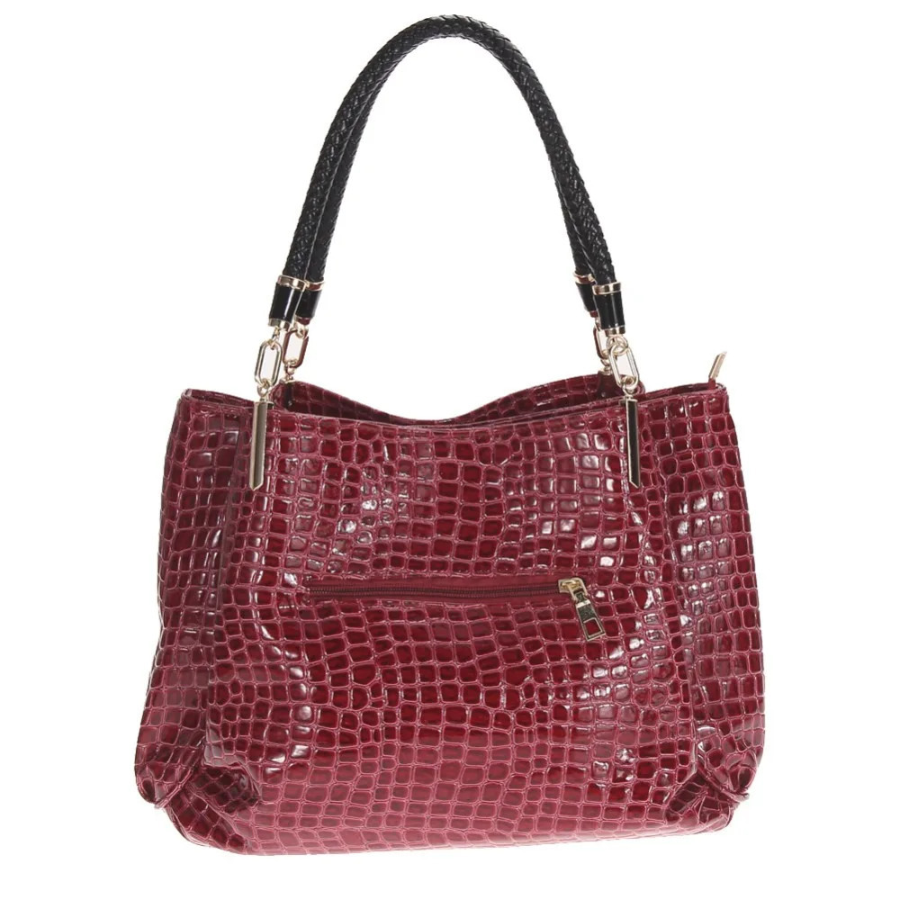 Fashion Crocodile Alligator Leather Women Handbag Casual Big Tote Bag Famous Brand Ladies Handbags Shoulder Bag Bolsa Feminina
