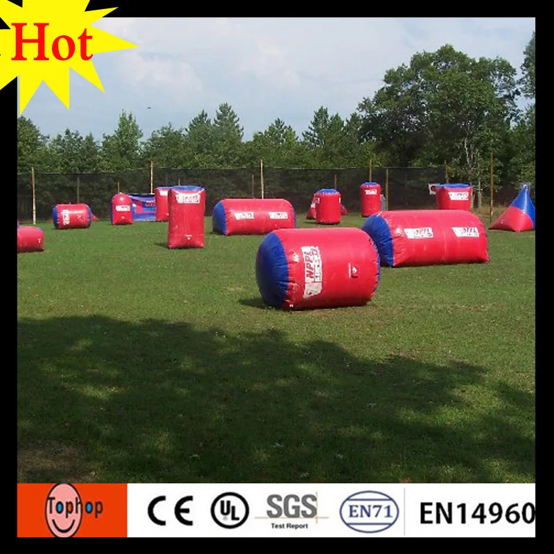 2016 hot design!inflatable airsoft bunker paintball for rental used