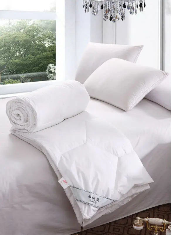 최고 품질 구스 다운 이불 Doona 이불 담요 미국 전체 유니버설 트윈 사이즈 350GSM --- 72inchX92inch 183cmX234cm