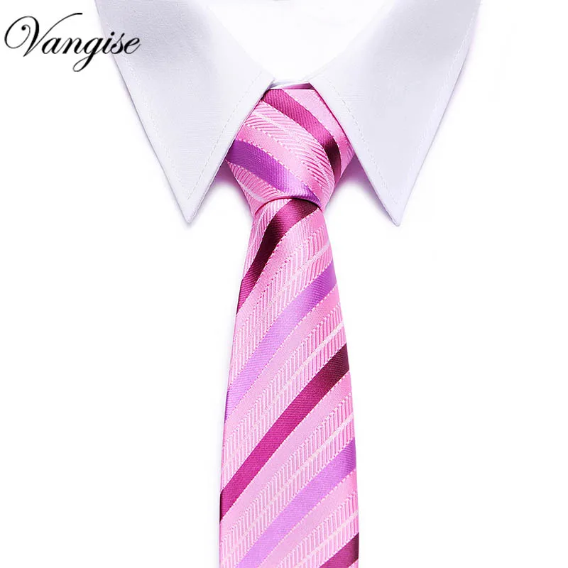 Повседневный модный мужской галстук пейсли шелковый галстук 5 см ширина облегающий узкий шейный галстук для вечерние галстуки красный розовый черный 30 цветов - Цвет: 47