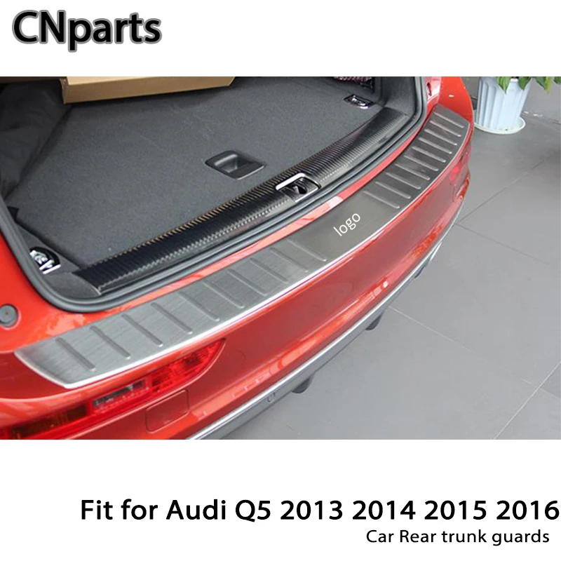 

CNparts For Audi Q5 2013 2014 2015 2016 Auto Car Rear Trunk Door Bumper Anti Scratch Strips Accessories