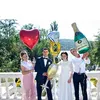 1pcs Bride Groom Wedding Decorations Foil Balloons Marriage Boy Girl Love Helium Balls Valentine's Day Event Party Supplies Toys ► Photo 3/6