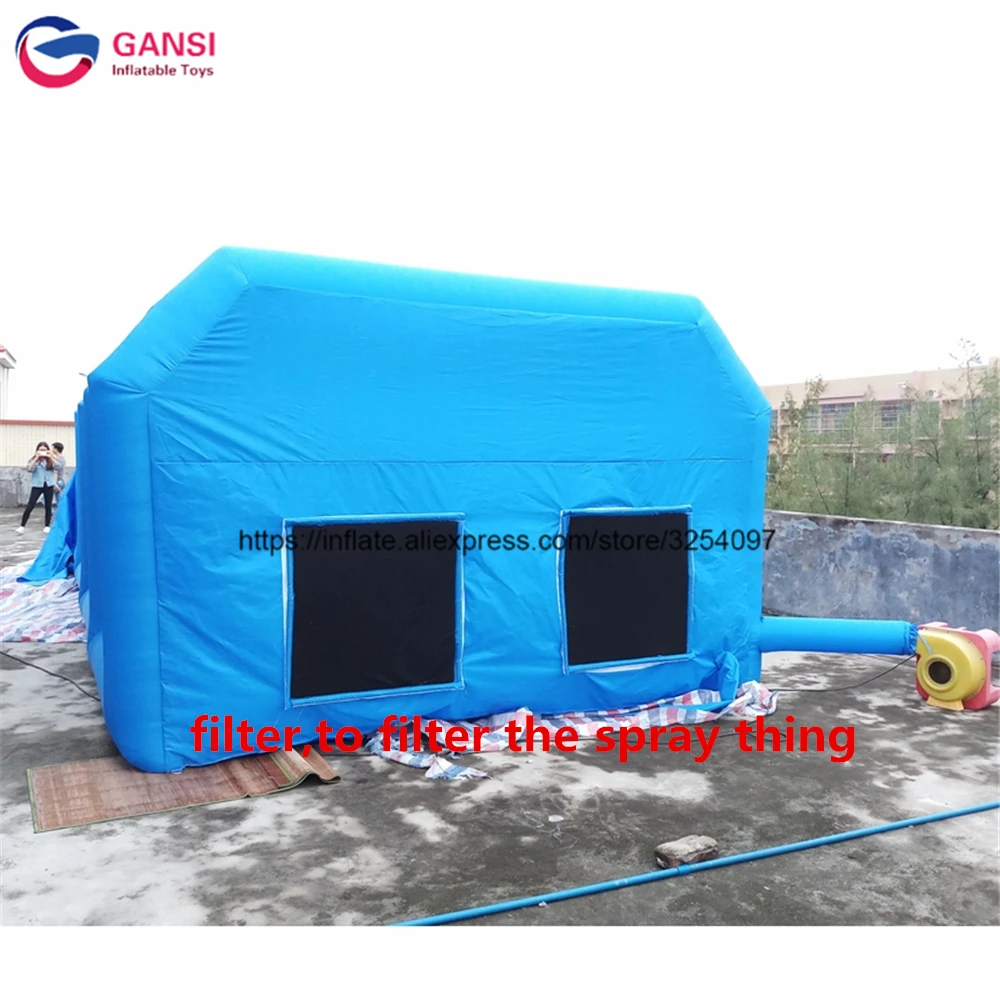 inflatable spray booth