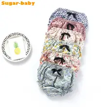 Новые для маленьких девочек хлопок Треугольники Брюки Лето Япония Стиль свободные эластичный пояс Короткие штаны для девочек хлеб шорты 9 months to 3 years Old