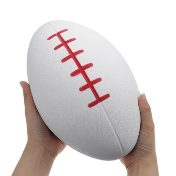 

Huge White Rugby Football 27.3*17.5cm Giant Kawaii Cute Soft Solw Rising Toy Cartoon Gift Collection Children Funny Toys Gift