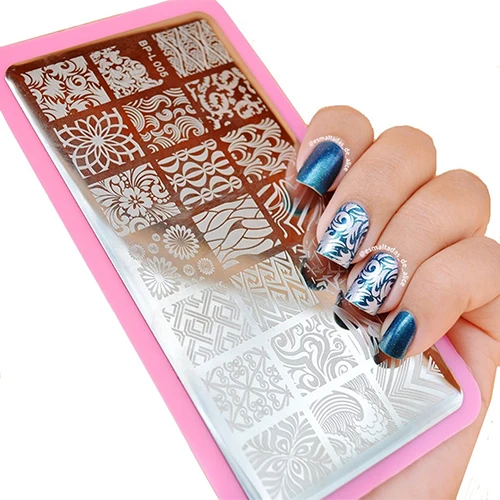 

New arrival! Wave Texture Patterns Nail Art Stamp Template Image Plate Nail Stencil DIY Tools