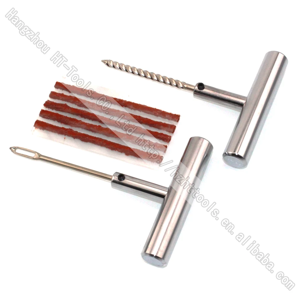 

Car/Motorcycle Tubeless Tyre Puncture Repair Kit Tire Repair Tools Set 5 Strip