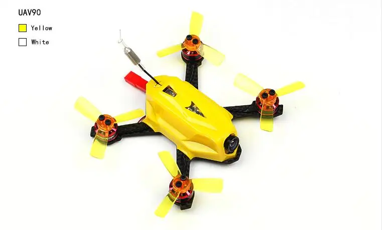 

RCMOY UAV90 PNP Brushless FPV RC Racing Drone Mini Four-alxe Brushless Quadcopter FRSKY AC800 / FASST FM800 Receiver KINGKONG 90