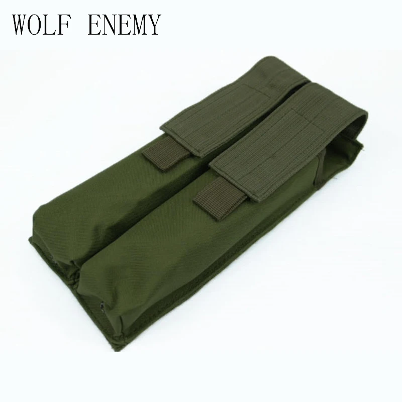 

Tactical 600D Molle Double Military P90 Magazine Pouch Multicam Black ACU DE Woodland Camo