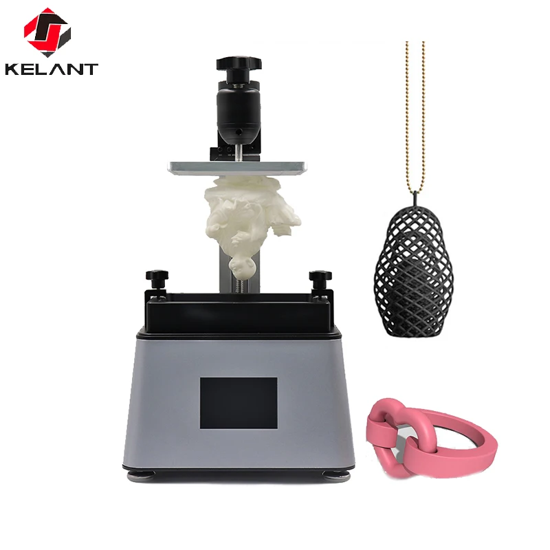 

Kelant 3D Printers laser large UV Photon Resin SLA Light-Cure 3.5'' Desktop Impresora 405nm Plus 3d Printers Office Electronics