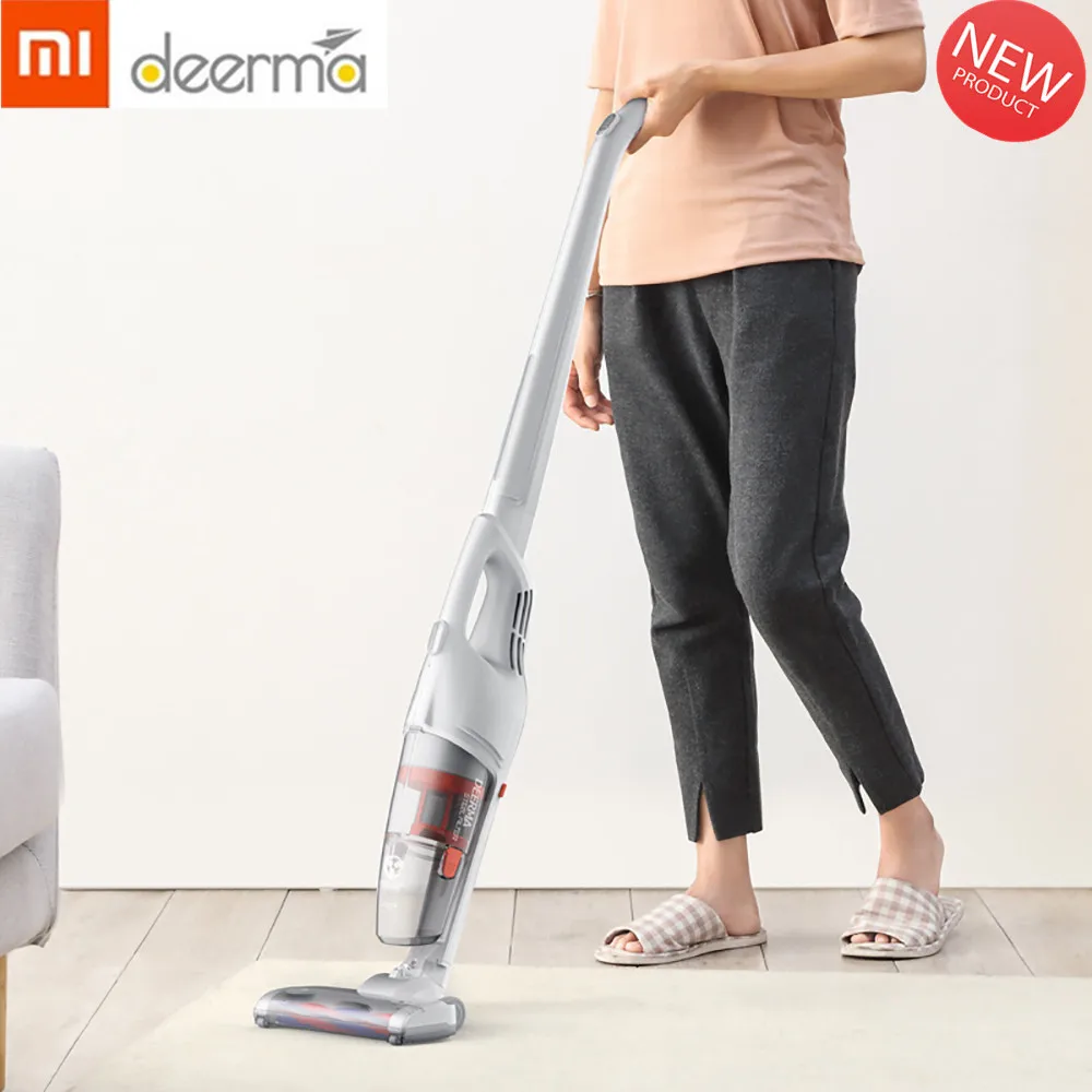 

Xiaomi Deerma Handheld Vacuum Cleaner Cordless With 8L Large Capacity Dust Box Low Noise Triple Filter Vertical Dust Collector