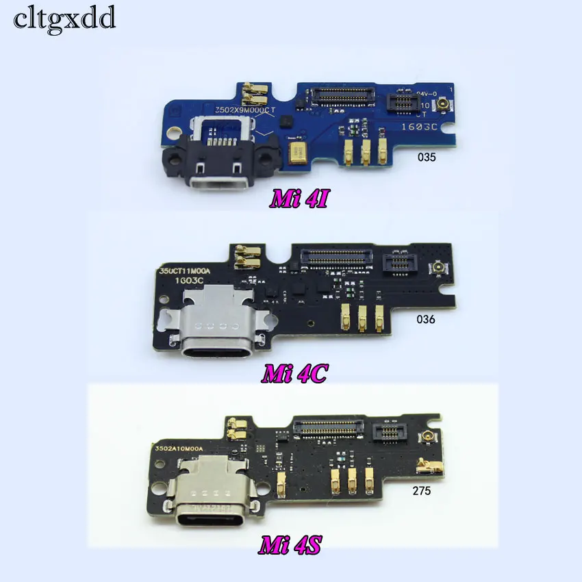 

cltgxdd Charging Charger Port Plug Socket USB Dock Connector Flex Cable For Xiaomi Mi4c Mi 4c M4c Mi4s M4s Mi 4s Mi4i Mi 4i
