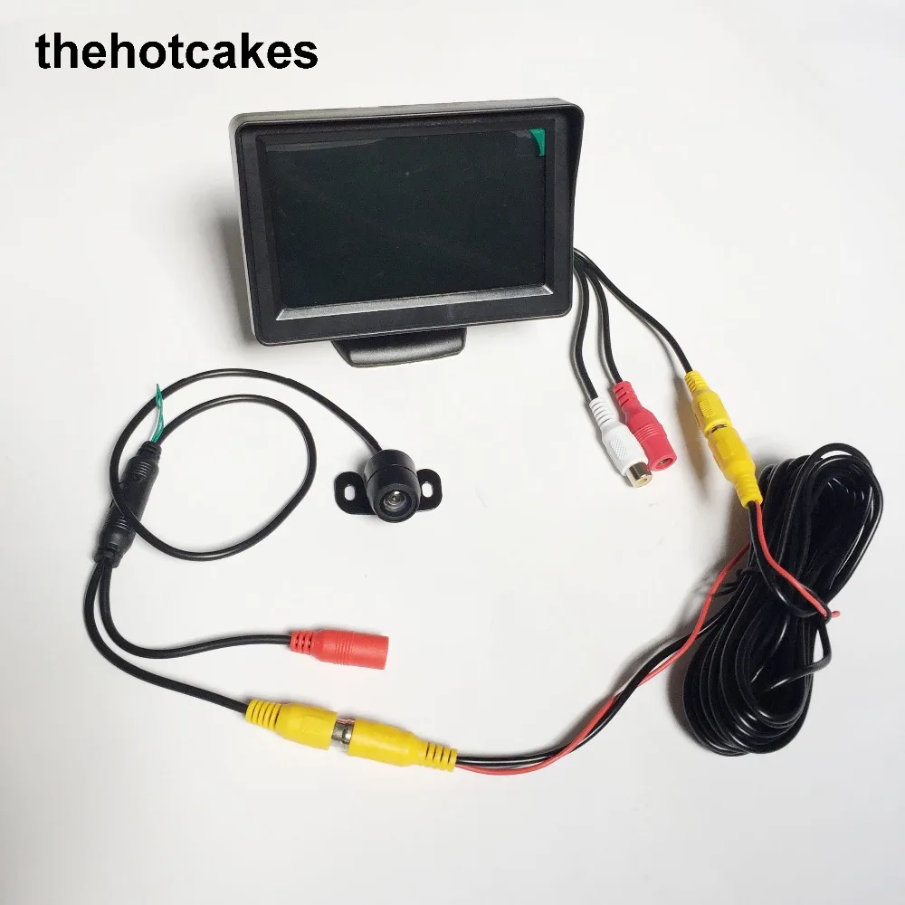 Thehotcake 2 в 1 4 3 дюймовый автоматический TFT ЖК дисплей заднего вида парковочный
