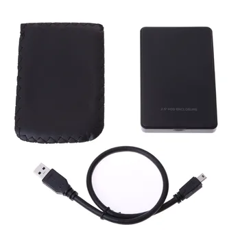 

2.5" USB 3.0 SATA HD Box HDD Hard Disk Drive External HDD Enclosure Caddy Black USB Power Supplied HD Externo Case