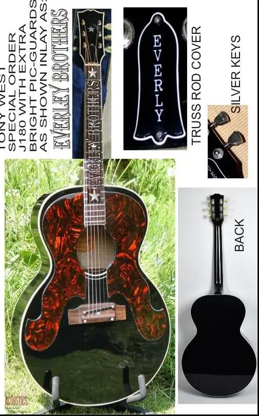 

Custom J180 Acoustic Guitar In Black