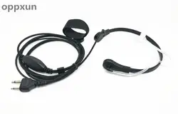 Oppxun плавучий остров палец горло управления гарнитуры для ICOM V8/F3/F4S Vertex VX-510 Радио Двухканальные рации