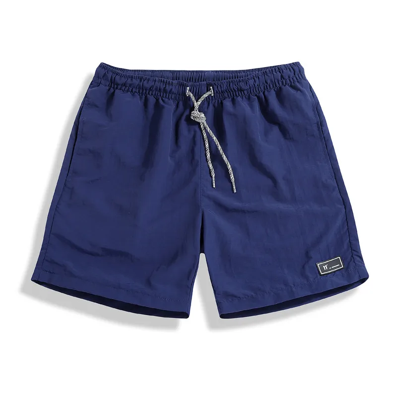 

Summer Quality Casual Beach Shorts Breathable Male Elastic Waist Boardshort Men Knee Length Quick Drying Jogger Homme Siez M-5XL