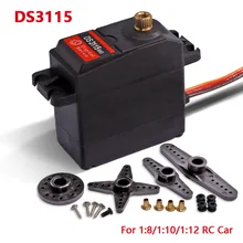Atacado de alta qualidade padrão metal digital servo ds3115 15kg para futaba jr rc carro helicóptero avião robô máquina
