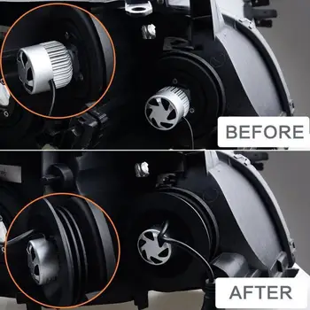 

New 2PCS Waterproof LED Silicone Headlamp Dust Cover Dustproof Car Headlights