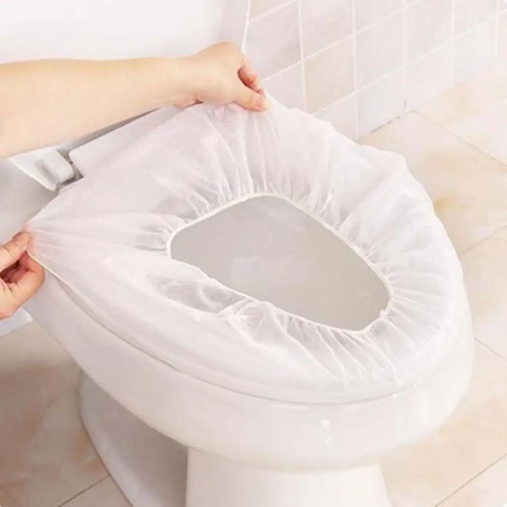 Travel Outdoor Sanitary Elastic Disposable Toilet Seat Cover Hotel